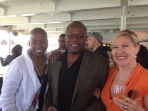 Me with Ashara Ekundayo of Impact Hub Oakland and Michael DeFlorimonte, publisher of theREGISTRYBayArea.com