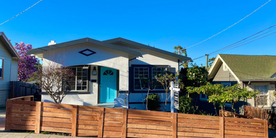 4421 Masterson St, Oakland is a 2 bedroom, 1 bath Craftsman home.